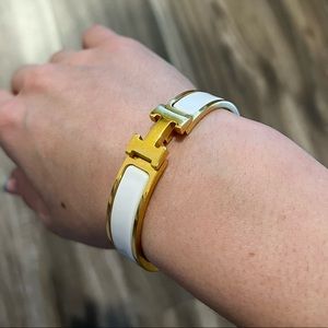 Hermes H bangle